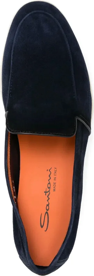 Pipe-Trim Suede Loafers - Image 4