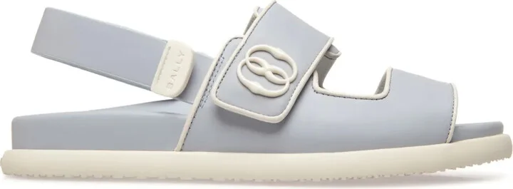 Piped-Trim Sandals