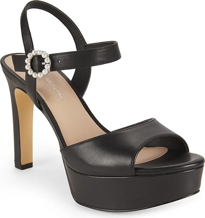 Piper 110MM Leather Platform Sandals - Image 2
