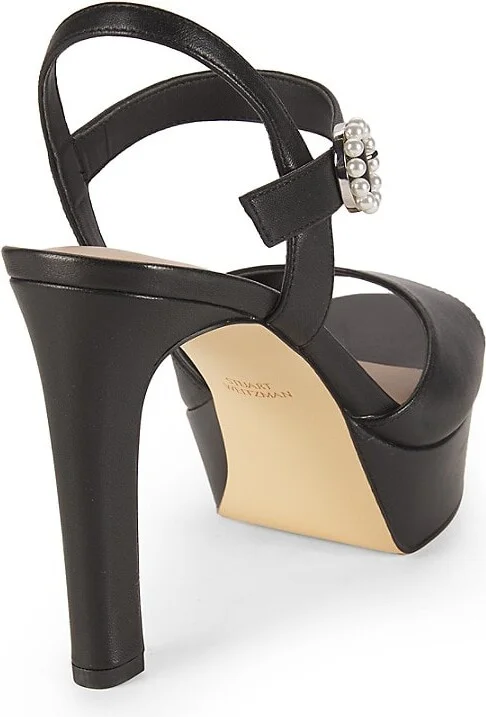Piper 110MM Leather Platform Sandals - Image 3