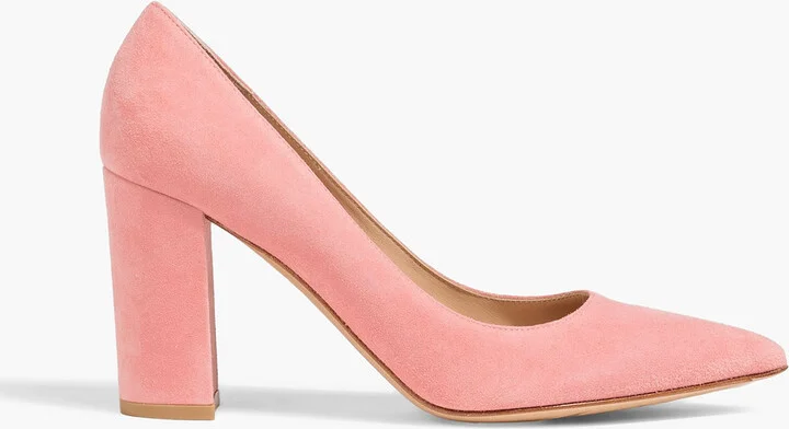 Piper 85 suede pumps