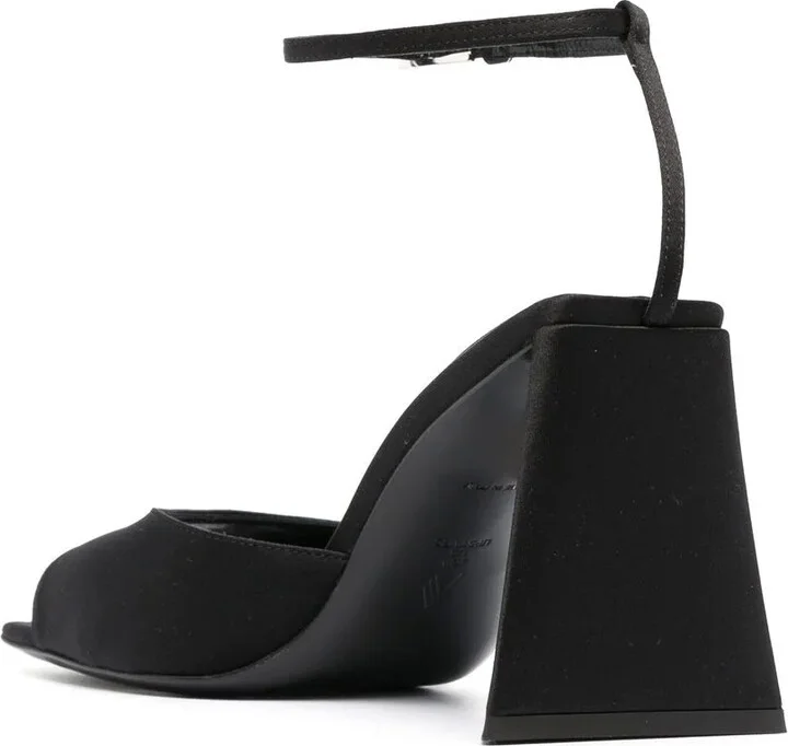 Piper 85mm satin sandals - Image 3