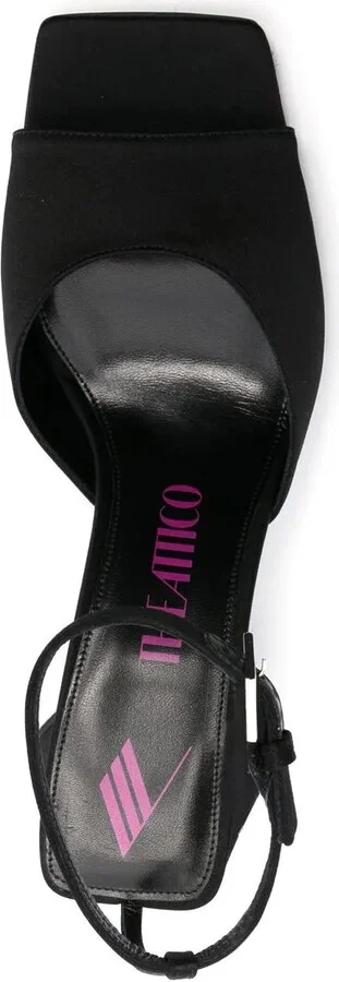 Piper 85mm satin sandals - Image 4