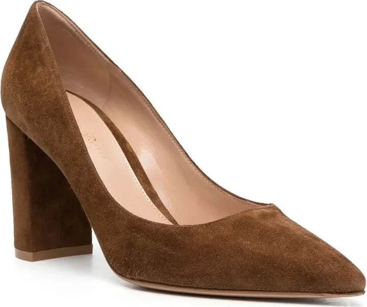 Piper 85mm suede pumps - Image 2
