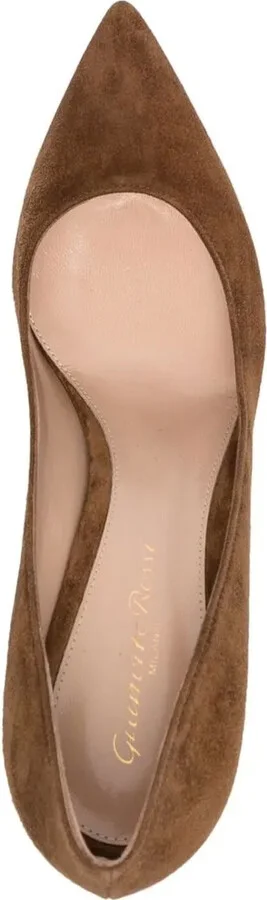 Piper 85mm suede pumps - Image 4