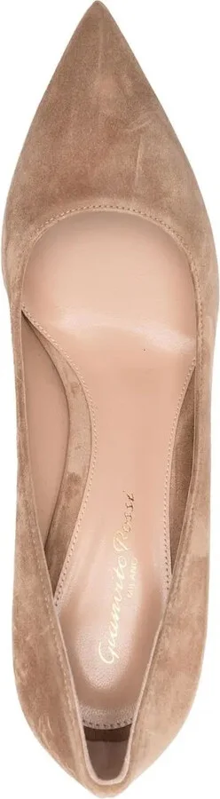 Piper 85mm suede pumps - Image 4