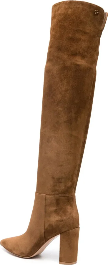 Piper 90mm suede knee-high boots - Image 3