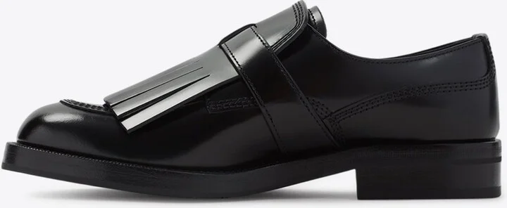 Piper Buckled Leather Loafers - Image 2