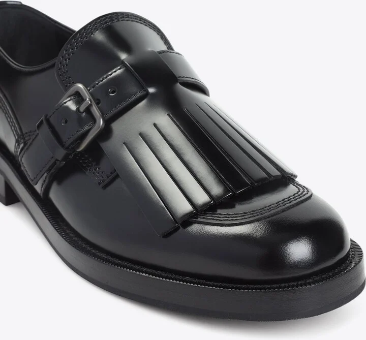 Piper Buckled Leather Loafers - Image 3