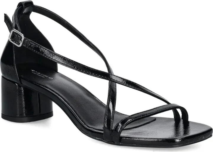 Piper patent leather crossover-strap sandals - Image 2