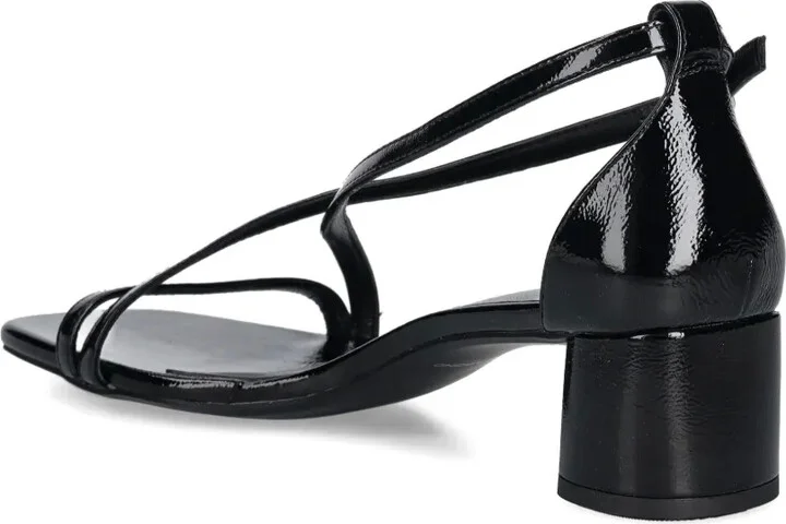 Piper patent leather crossover-strap sandals - Image 3