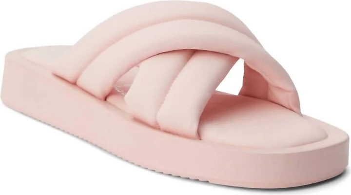 Piper Slide Sandals In Pink