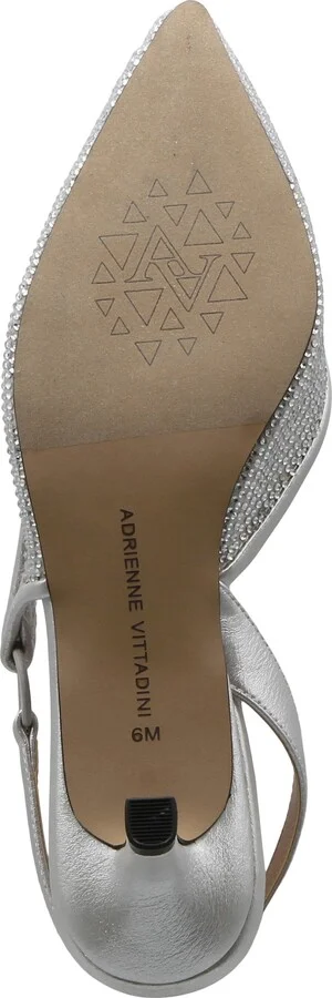 Piperrs Crystal Kitten Heel Slingback Pump - Image 5