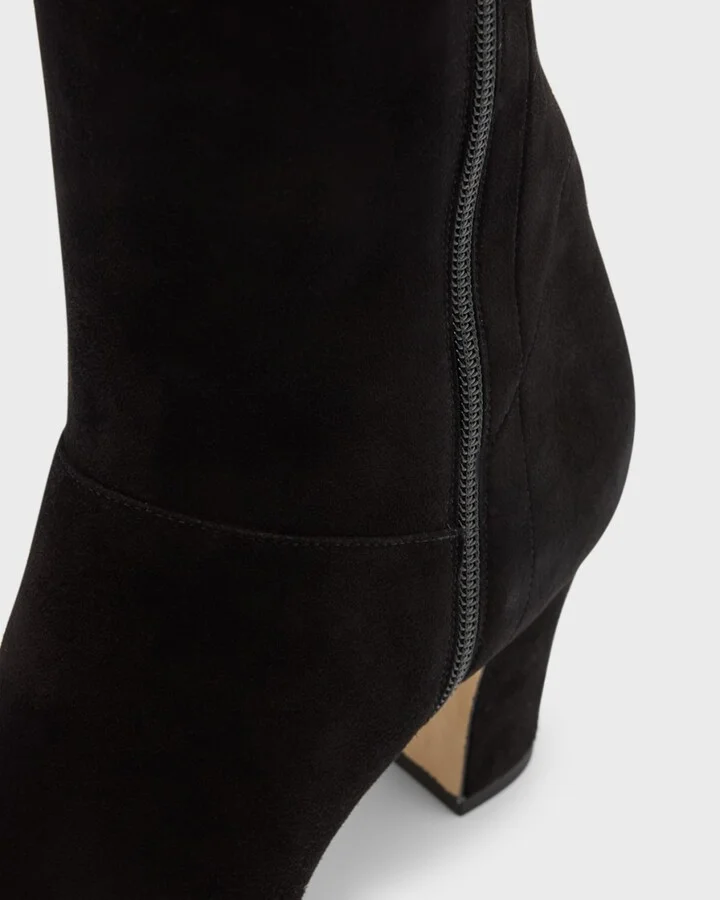 Pitana Suede Block-Heel Knee Boots - Image 4