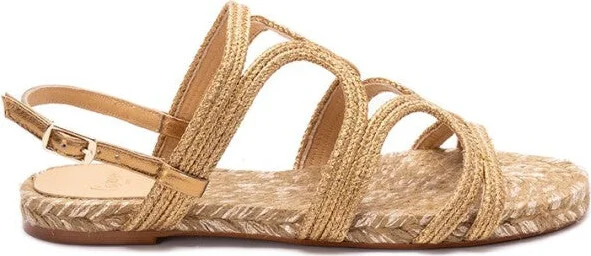 Pitra 266 Flat Sandals With Handcrafted Weaving