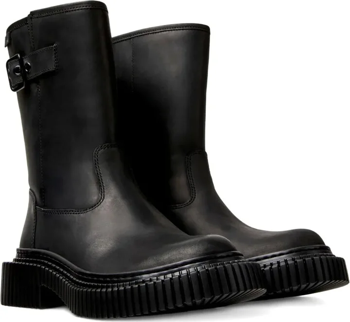 Pix Berlin buckle-fastening leather boots - Image 2