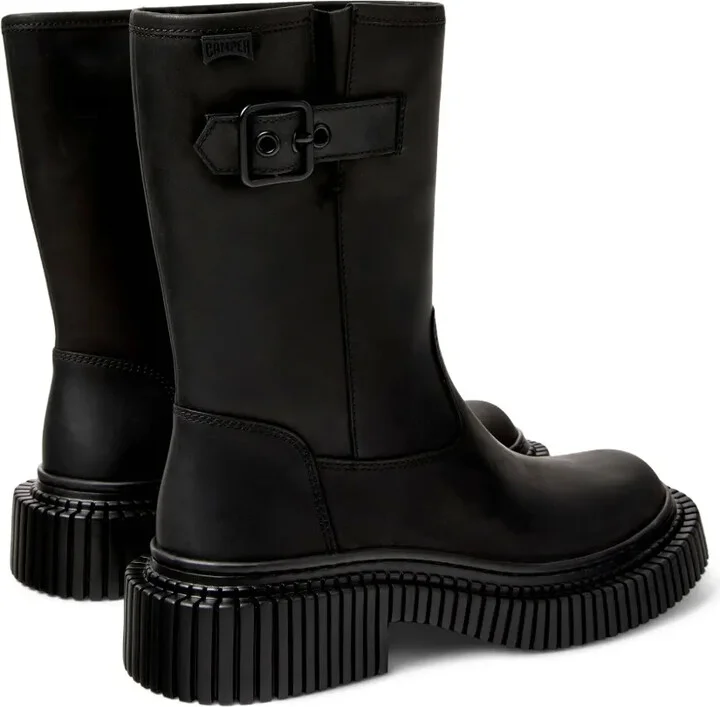Pix Berlin buckle-fastening leather boots - Image 3