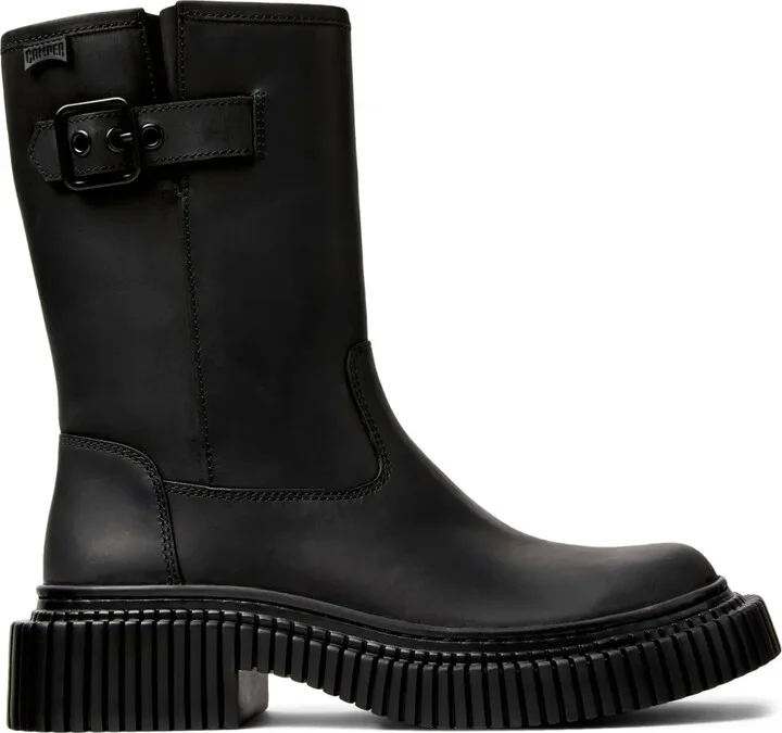 Pix Berlin buckle-fastening leather boots