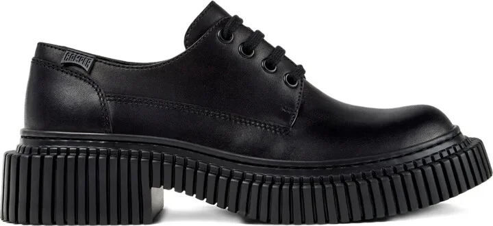 Pix Berlin lace-up platform derby shoes