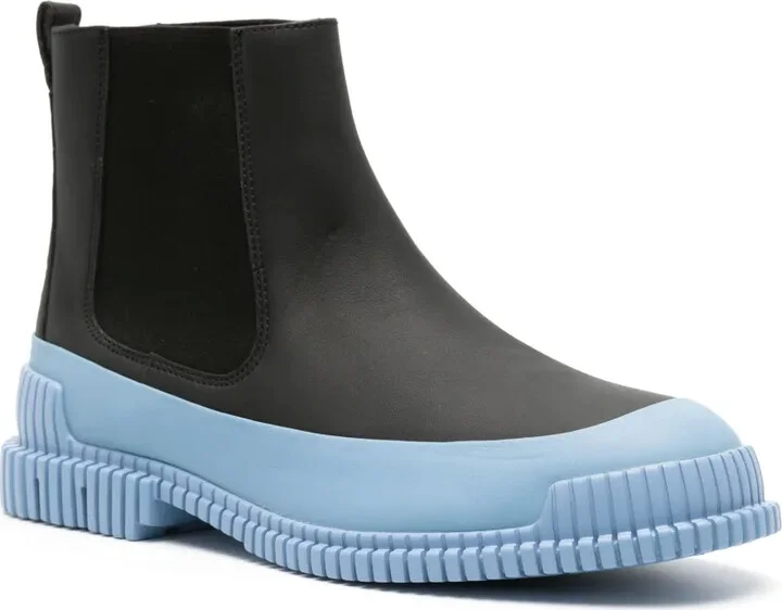 Pix contrasting-sole leather chelsea boots - Image 2
