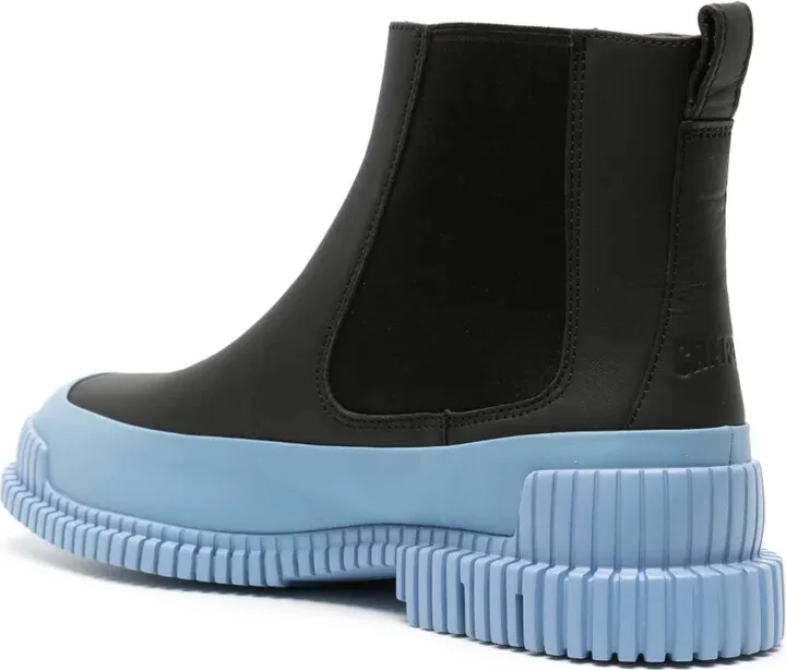 Pix contrasting-sole leather chelsea boots - Image 3