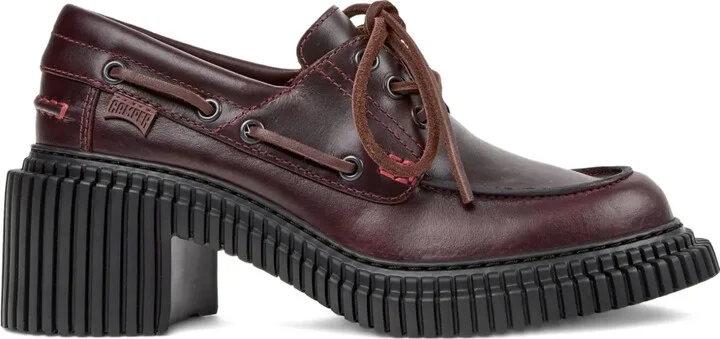 Pix London lace-up platform loafers
