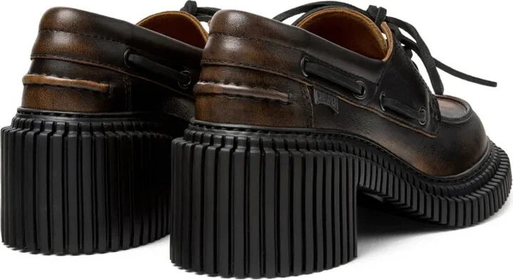 Pix London leather platform boat shoes - Image 3