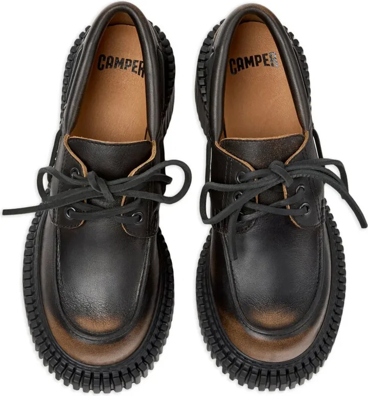 Pix London leather platform boat shoes - Image 4