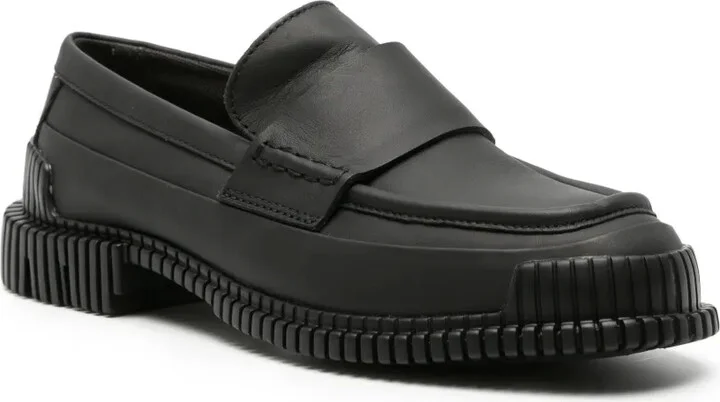 Pix ribbed-detailing leather-sole loafers - Image 2