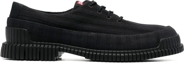 Pix ribbed lace-up shoes