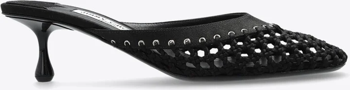 Pixie 50 Woven Satin Mules