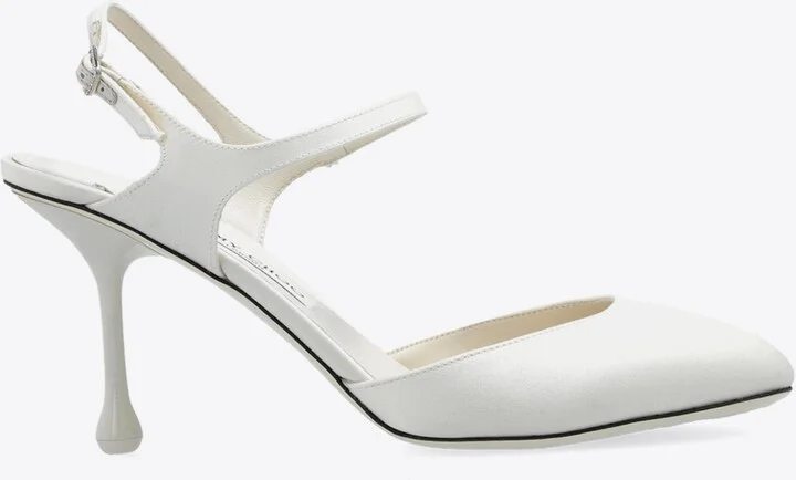 Pixie 80 Satin Pumps