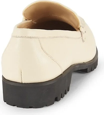 Pixie Apron Toe Leather Loafers - Image 3