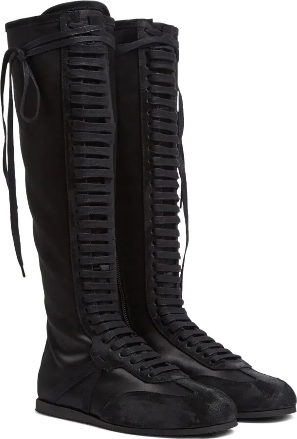 Pixie lace-up thigh-high boots - Image 2