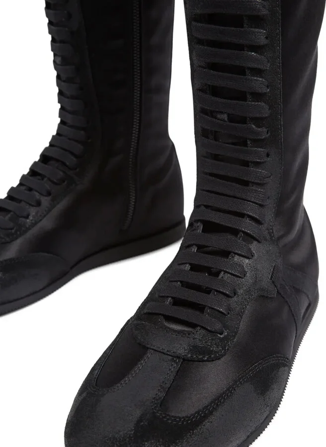 Pixie lace-up thigh-high boots - Image 4
