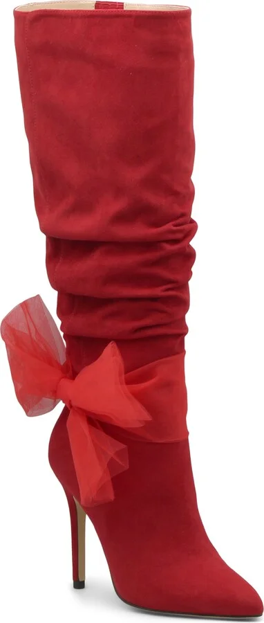 Pizzi Pointed Toe Knee High Boot