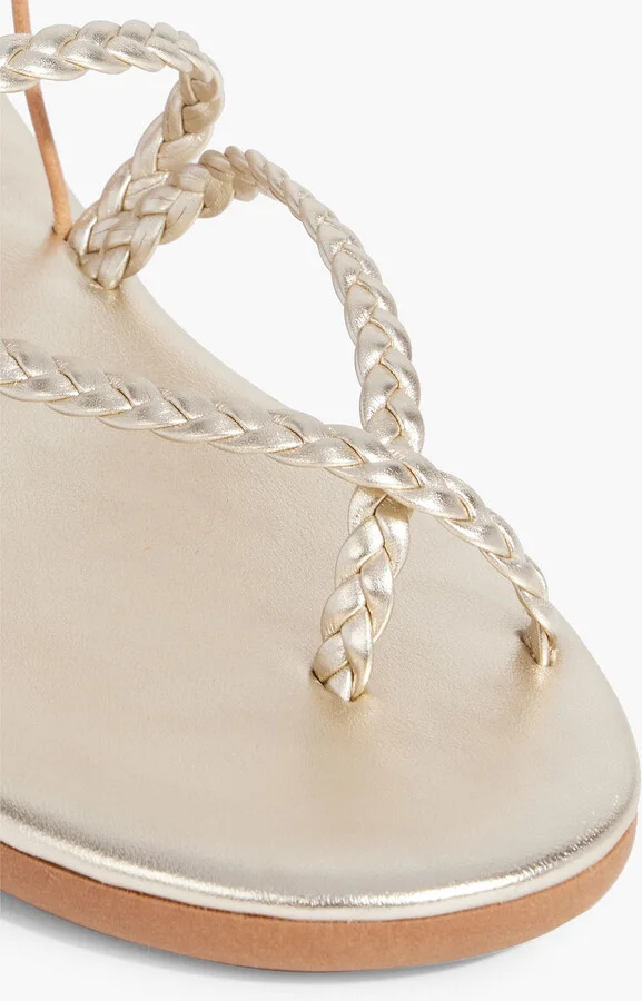 Plage braided leather sandals - Image 10