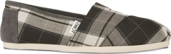 Plaid Flat Espadrilles