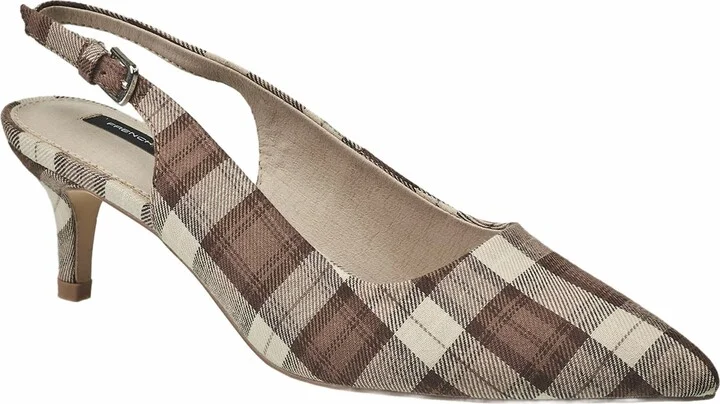 Plaid Quinn Kitten Heel