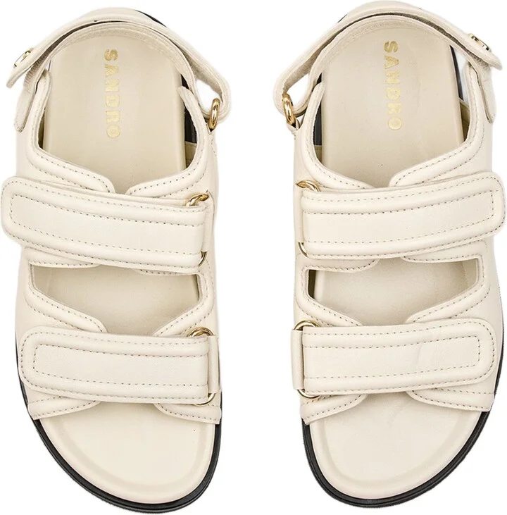 Plain leather lambskin sandals - Image 6