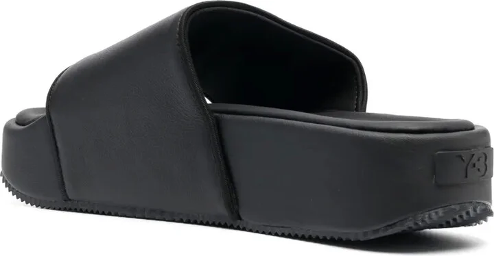 Plain Leather Slides - Image 3