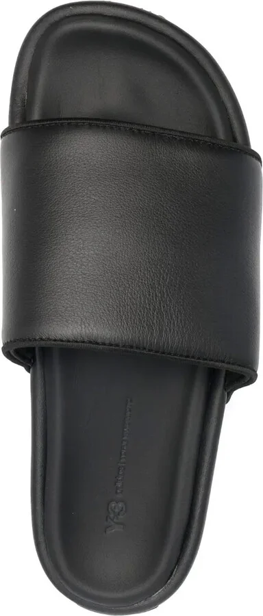 Plain Leather Slides - Image 4