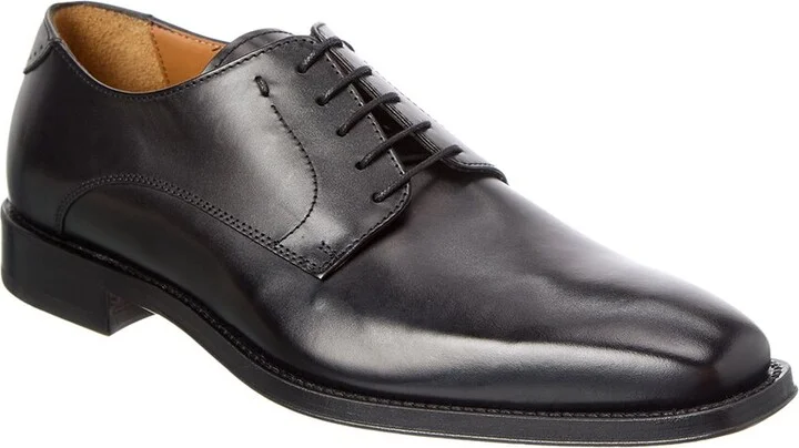 Plain Toe Leather Oxford