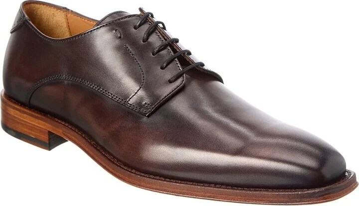 Plain Toe Leather Oxford