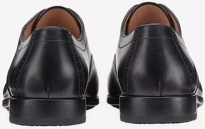 Plain Toe Oxford Shoes in Calf Leather - Image 3