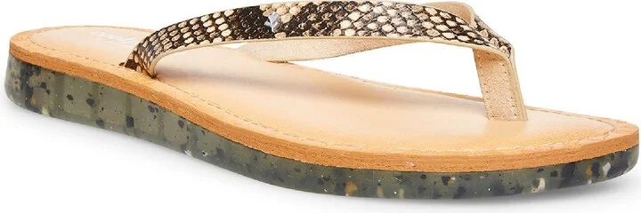 Planet Womens Slip On Open Toe Flats