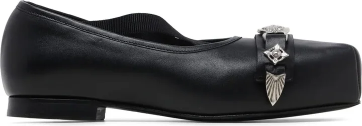 Plaque Ballerina Shoes