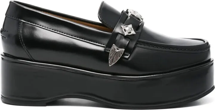 Plaque-Detailed Loafers