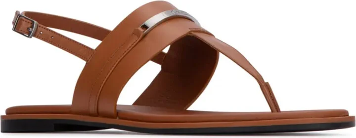 Plaque Leather Sandals - Image 2