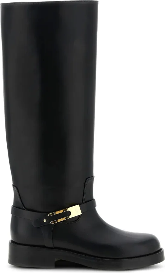 Plaque Strap Boots